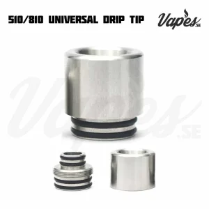 510/810 Universal Driptip Silver