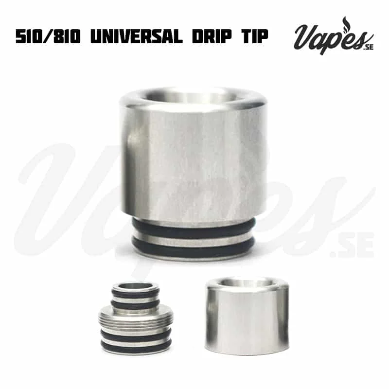 510/810 Universal Driptip Silver