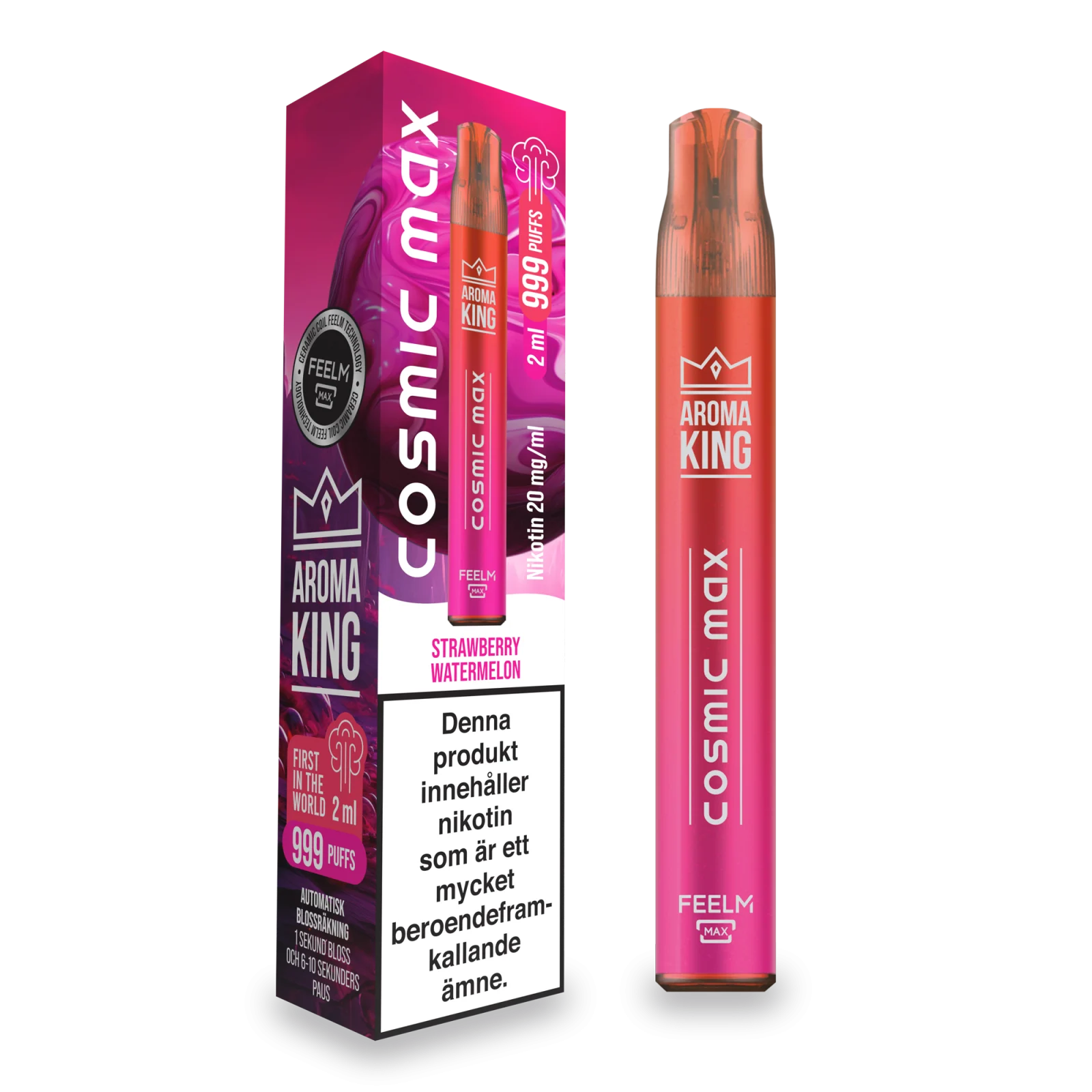 Aroma King – Cosmic Max – Strawberry Watermelon (20 mg, Disposable)