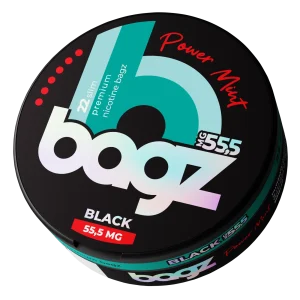 Bagz – Power Mint Black – Slim (38,1 mg/portion)