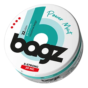 Bagz – Power Mint X-Strong – Slim (14,2 mg/portion)