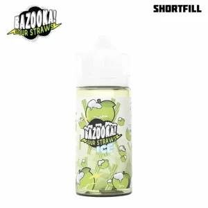 Bazooka Sour Straws – Apple Ice (100 ml, Shortfill)