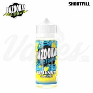Bazooka Sour Straws – Blue Raspberry (100 ml, Shortfill)