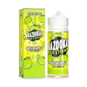 BAZOOKA SOUR STRAWS – GREEN APPLE