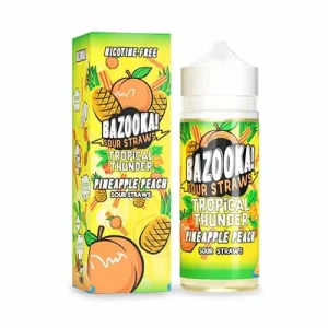 BAZOOKA SOUR STRAWS – PINEAPPLE PEACH