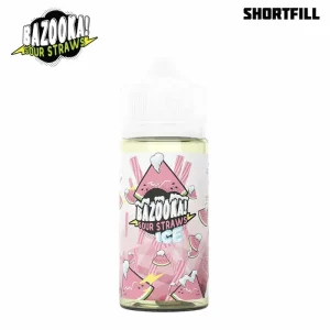Bazooka Sour Straws – Watermelon Ice (100 ml, Shortfill)