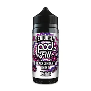 Blackcurrant Berry 50/50 från Seriously Pod Fill (100ml, Shortfill)