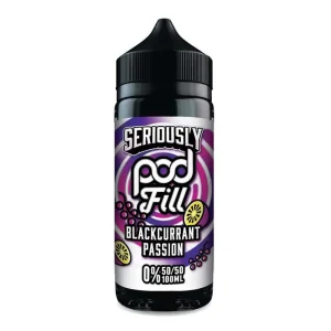 Blackcurrant Passion 50/50 från Seriously Pod Fill (100ml, Shortfill)