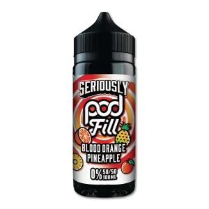Blood Orange Pineapple 50/50 från Seriously Pod Fill (100ml, Shortfill)