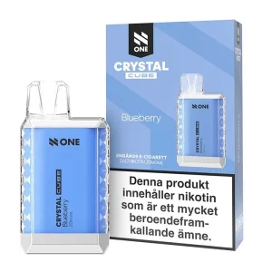 Blueberry från Crystal Cube (2ml, 20mg, Engångsvape)
