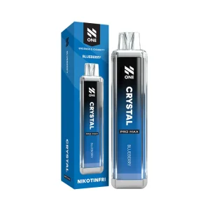 Blueberry från Crystal Mesh Zero (12ml, Nikotinfri, Engångsvape)