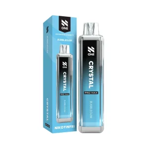 Bubblegum från Crystal Mesh Zero (12ml, Nikotinfri, Engångsvape)