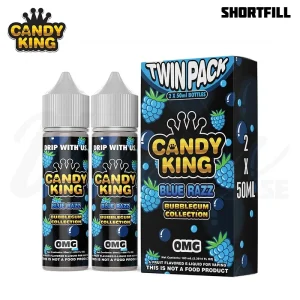Candy King Bubblegum – Blue Razz (2×50 ml, Shortfill)
