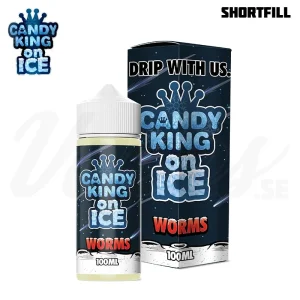 Candy King – Sour Worms On ICE (100 ml, Shortfill)