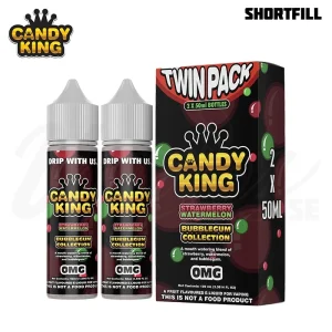 Candy King – Strawberry Watermelon Bubblegum (2×50 ml, Shortfill)