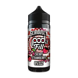 Cherry Strawberry 50/50 från Seriously Pod Fill (100ml, Shortfill)