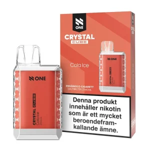 Cola Ice från Crystal Cube (2ml, 20mg, Engångsvape)