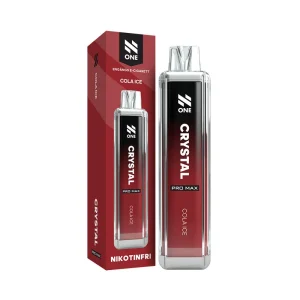 Cola Ice från Crystal Mesh Zero (12ml, Nikotinfri, Engångsvape)