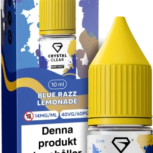 Crystal Clear – Blue Razz Lemonade (10 ml, 14 mg Nikotinsalt)