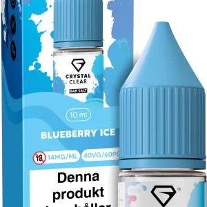 Crystal Clear – Blueberry Ice (10 ml, 14 mg Nikotinsalt)