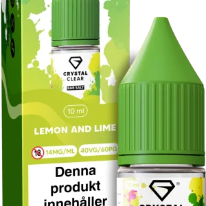 Crystal Clear – Lemon & Lime (10 ml, 14 mg Nikotinsalt)