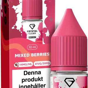 Crystal Clear – Mixed Berries (10 ml, 14 mg Nikotinsalt)