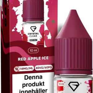 Crystal Clear – Red Apple Ice (10 ml, 14 mg Nikotinsalt)