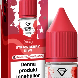 Crystal Clear – Strawberry Kiwi (10 ml, 14 mg Nikotinsalt)