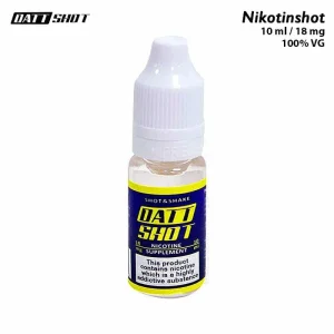 DattShot – Nikotinshot (10 ml, 18 mg) – Utgående