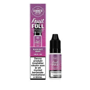 Dinner Lady Bar Salts – Black Razz Grape (10 ml, 14 mg, Nikotinsalt)