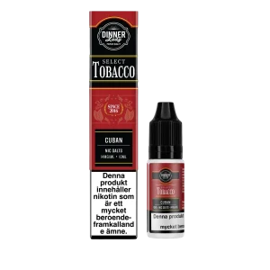 Dinner Lady Bar Salts – Cuban Tobacco (10 ml, 14 mg, Nikotinsalt)