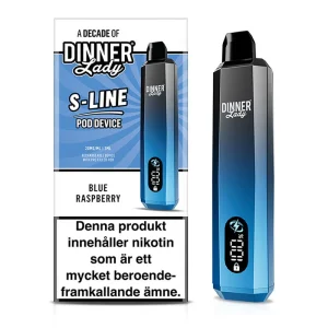 Dinner Lady S-Line Blue Raspberry Kit (2ml, 20mg, 780mAh)