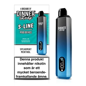Dinner Lady S-Line Spearmint Menthol Kit (2ml, 20mg, 780mAh)