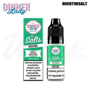 Dinner Lady Salt – Triple Menthol (10 ml, 14 mg Nikotinsalt)