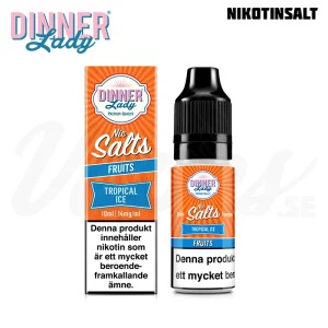 Dinner Lady Salt – Tropical Ice (10 ml, 14 mg Nikotinsalt)