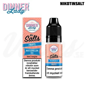 Dinner Lady Salt – Watermelon Ice (10 ml, 14 mg Nikotinsalt)