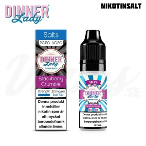 Dinner Lady Salts – Blackberry Crumble (10 ml, 20 mg, Nikotinsalt)