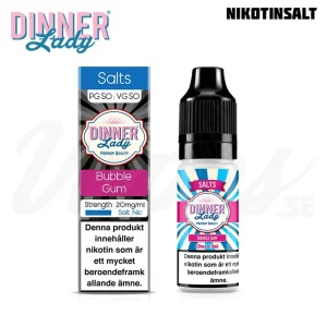 Dinner Lady Salts – Bubblegum (10 ml, 20 mg, Nikotinsalt)