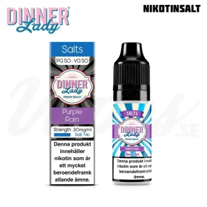 Dinner Lady Salts – Purple Rain (10 ml, 20 mg, Nikotinsalt)