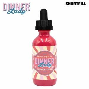 Dinner Lady – Strawberry Custard (50 ml, Shortfill) – Utgått