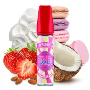 Dinner Lady – Strawberry Macaroon (50ml)