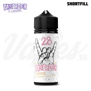 Disorder – Nookie Strawberry Milk N’ Cookies (100 ml, Shortfill)