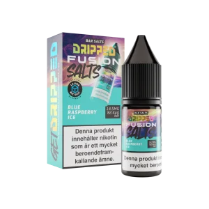 Dripped Fusion Salts – Blue Raspberry Ice (10 ml, 14,5 mg Nikotinsalt)