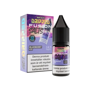 Dripped Fusion Salts – Blueberry Ice (10 ml, 14,5 mg Nikotinsalt)