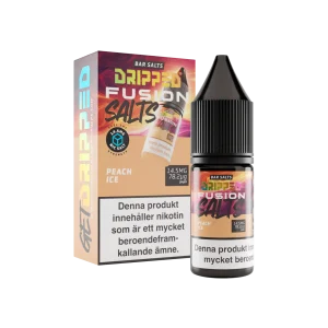 Dripped Fusion Salts – Peach Ice (10 ml, 14,5 mg Nikotinsalt)