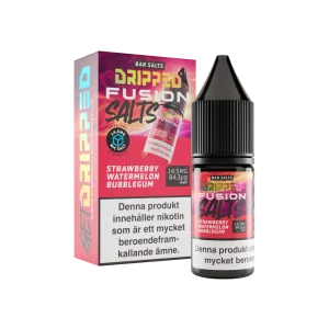 Dripped Fusion Salts – Strawberry Watermelon Bubblegum (10 ml, 14,5 mg Nikotinsalt)