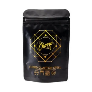 Dual Fused Clapton Steel 0.12Ω RBA-Coil från Charro Coils (2-pack, Ni80)
