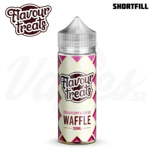 Flavour Treats – Strawberries & Cream Waffle (100 ml, Shortfill)