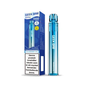 GEEK BAR Elite 1000 – Blueberry Ice (20 mg, Engångs vape)
