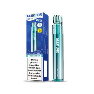 GEEK BAR Elite 1000 – Fresh Mint (20 mg, Engångs vape)